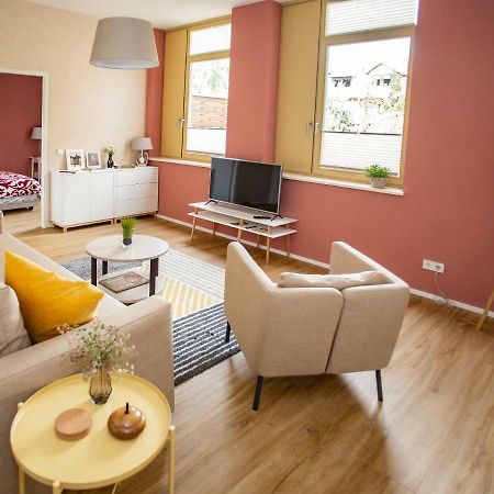 Eckhof Domizil - Grosszuegige Ferienwohnung Mit Kleinem Garten In Der Altstadt Von 哥达 外观 照片