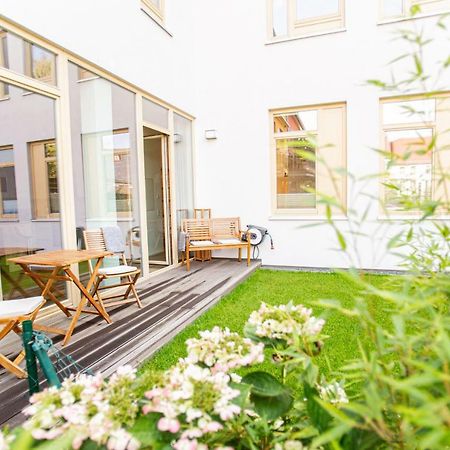 Eckhof Domizil - Grosszuegige Ferienwohnung Mit Kleinem Garten In Der Altstadt Von 哥达 外观 照片