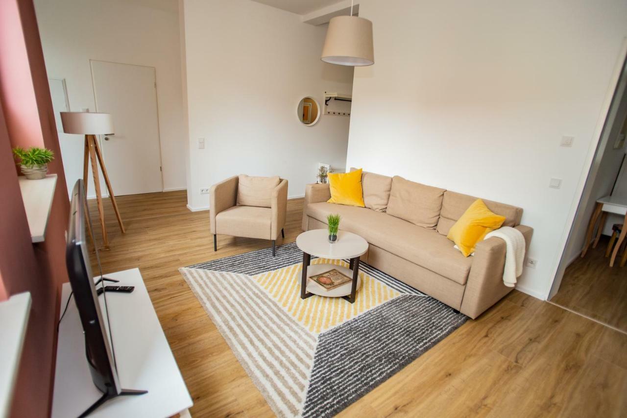 Eckhof Domizil - Grosszuegige Ferienwohnung Mit Kleinem Garten In Der Altstadt Von 哥达 外观 照片